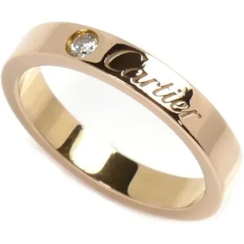 Pre-owned Rose Gold rings , female, Sizes: ONE SIZE - Cartier Vintage - Modalova