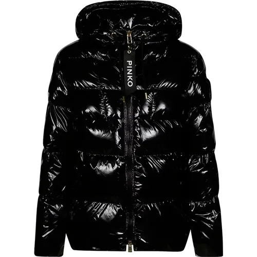 Kristall Caban Jacke , Damen, Größe: S - pinko - Modalova