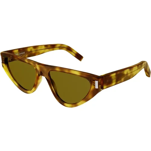 Stilvolle Sl468-005 Sonnenbrille , Damen, Größe: 55 MM - Saint Laurent - Modalova