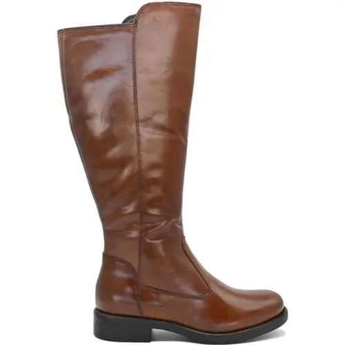 Cuba Braune Stiefel , Damen, Größe: 36 EU - Cinzia Soft - Modalova