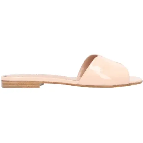 Leather flats , female, Sizes: 6 1/2 UK - Manolo Blahnik - Modalova