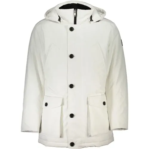 Stylish Osiass Jacket with Detachable Hood , male, Sizes: L, M - Hugo Boss - Modalova