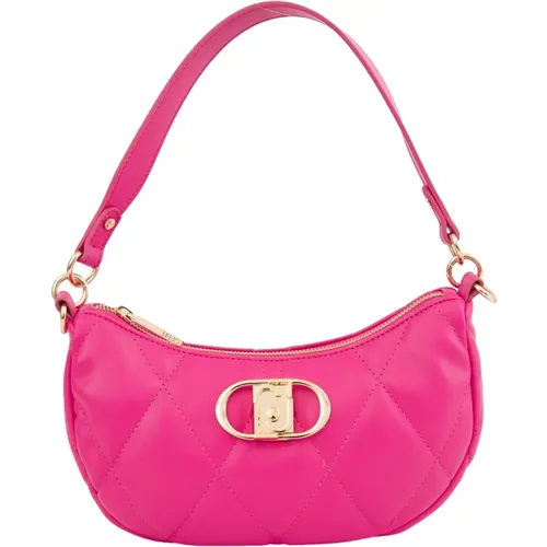 ECS M Hobo Fuchsia Handbag , female, Sizes: ONE SIZE - Liu Jo - Modalova