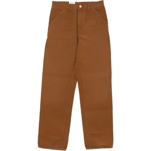 Arbeitskleidung Jeans Single Knee Pant Braun , Herren, Größe: W36 L32 - Carhartt WIP - Modalova