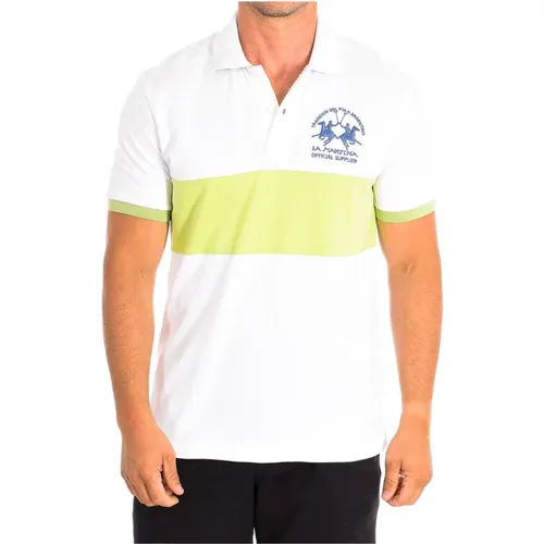 Short Sleeve Polo Shirt in , male, Sizes: M, S, XL, 2XL, 3XL, L - LA MARTINA - Modalova