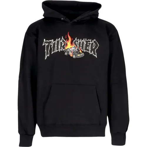 Schwarzer Cop Car Hoodie , Herren, Größe: L - Thrasher - Modalova