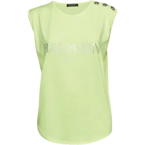 Pre-owned Fabric tops , female, Sizes: M - Balmain Pre-owned - Modalova