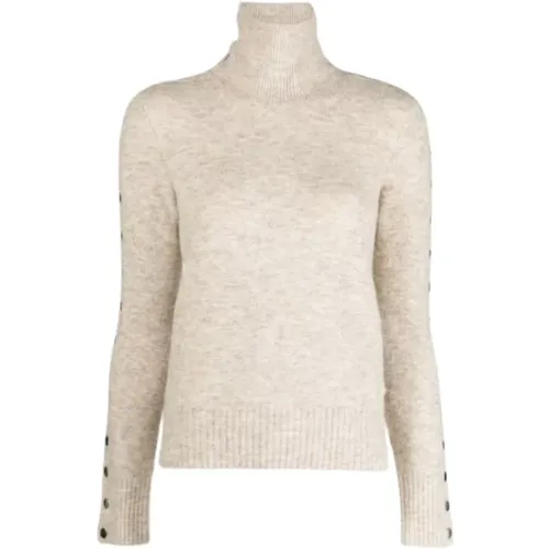 Beiger Rollkragenpullover Lange Ärmel , Damen, Größe: XS - Isabel marant - Modalova