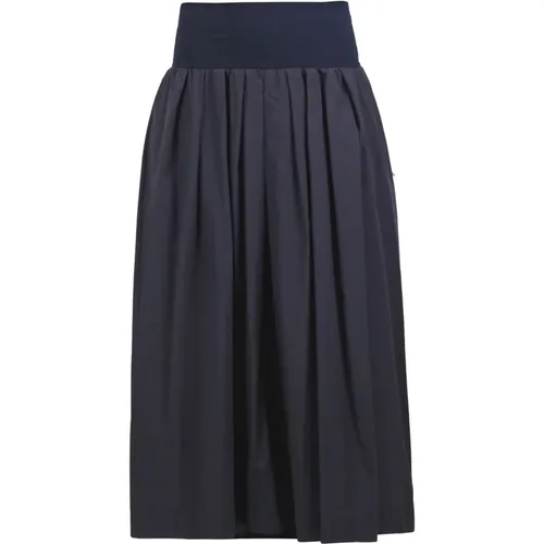 Long Canvas Skirt , female, Sizes: 2XS, M, XS, S - Ottod'Ame - Modalova