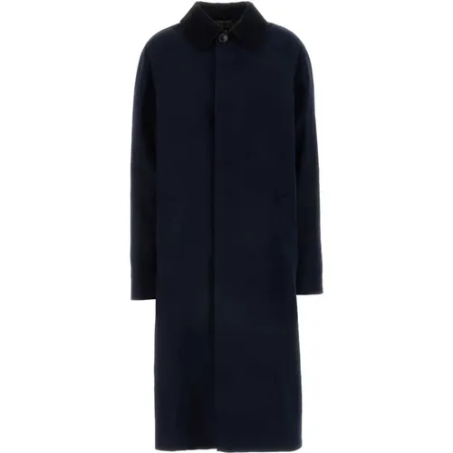 Midnight Velvet Coat,Baumwoll-Cordmantel mit Kordkragen - A.P.C. - Modalova