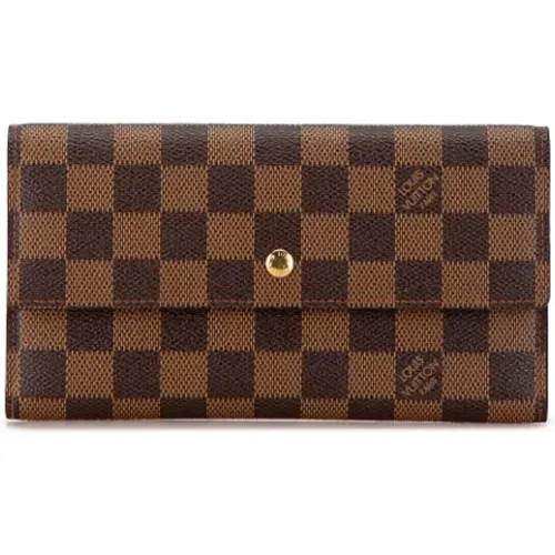 Pre-owned Canvas wallets , female, Sizes: ONE SIZE - Louis Vuitton Vintage - Modalova