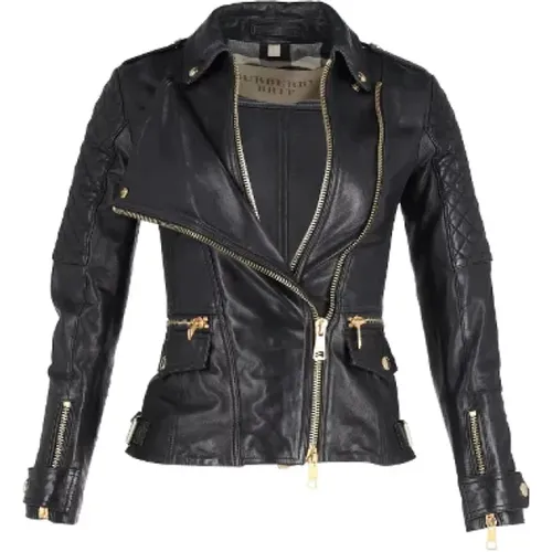 Pre-owned Leather outerwear , female, Sizes: XS - Burberry Vintage - Modalova