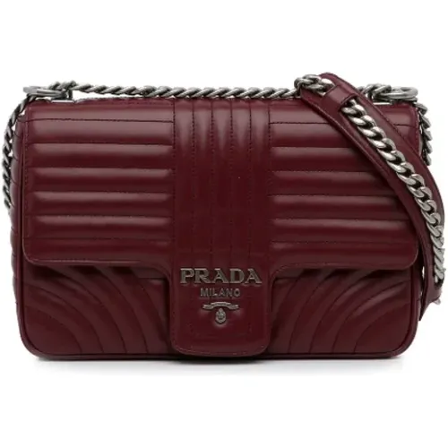 Pre-owned Leather prada-bags , female, Sizes: ONE SIZE - Prada Vintage - Modalova