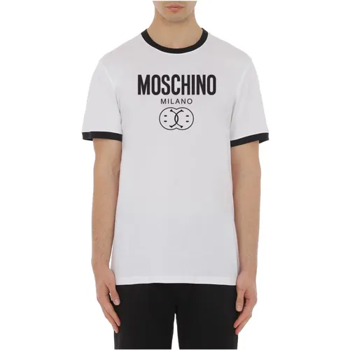 T-shirts and Polos , male, Sizes: S, L, M, XL - Moschino - Modalova