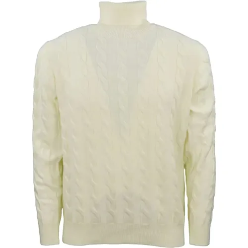 High Neck Sweater , male, Sizes: XL, 2XL, L, 3XL - Cashmere Company - Modalova