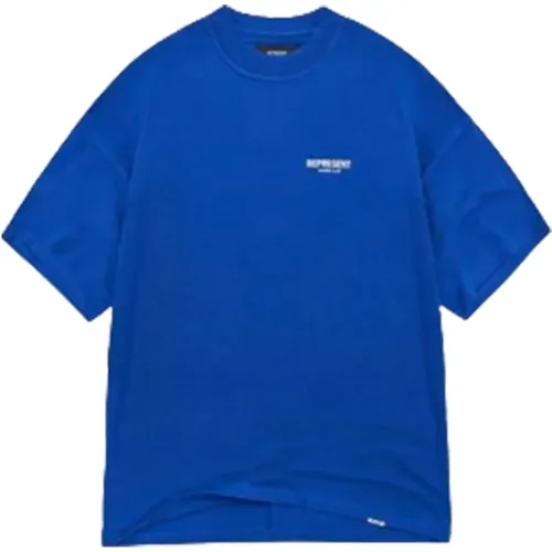 Owners Club Cobalt T-Shirt , male, Sizes: M, S, L - Represent - Modalova