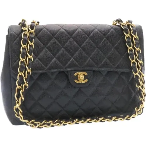 Pre-owned Leather Flap Bag , female, Sizes: ONE SIZE - Chanel Vintage - Modalova