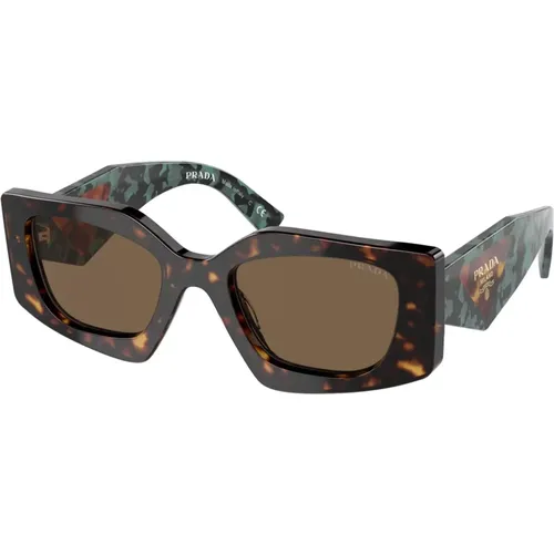 Havana/Dark Sunglasses,/Dark Grey Sunglasses,Stylische Sonnenbrille - Prada - Modalova