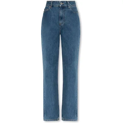 Jeans mit Logo , Damen, Größe: W30 - Burberry - Modalova