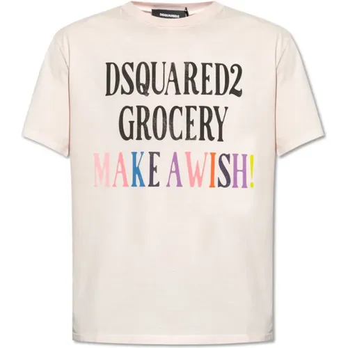 T-Shirt mit Kristallen Dsquared2 - Dsquared2 - Modalova