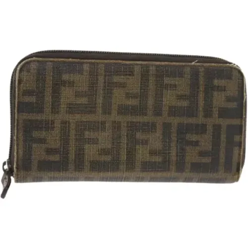 Pre-owned Canvas wallets , female, Sizes: ONE SIZE - Fendi Vintage - Modalova