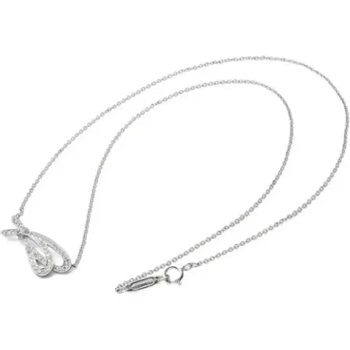 Pre-owned White Gold necklaces , female, Sizes: ONE SIZE - Tiffany & Co. Pre-owned - Modalova