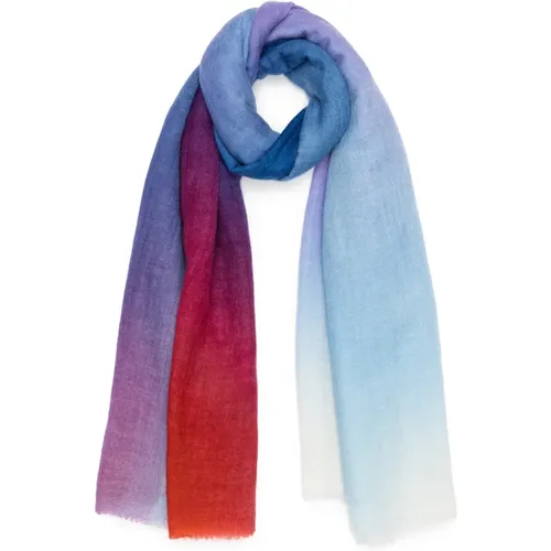 Luxurious Irisa Cashmere and Wool Scarf , female, Sizes: ONE SIZE - Faliero Sarti - Modalova