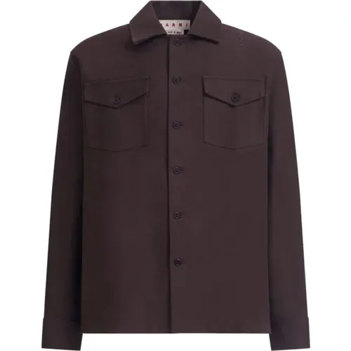 Shirt , male, Sizes: L, M - Marni - Modalova