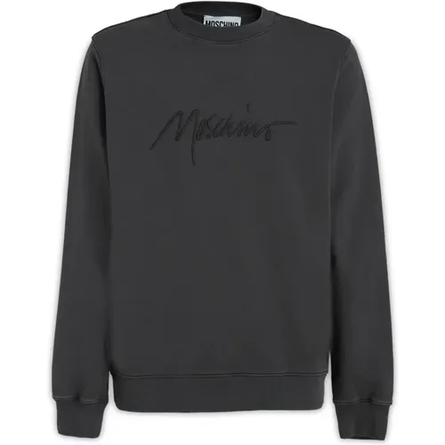 Luxuriöser Herren Sweatshirt , Herren, Größe: S - Moschino - Modalova