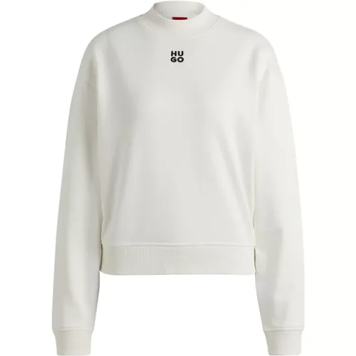 Gemütliches French Terry Sweatshirt mit Logo , Herren, Größe: XL - Hugo Boss - Modalova