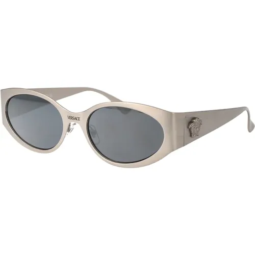 Stylische Sonnenbrille 0Ve2263 , Damen, Größe: 56 MM - Versace - Modalova
