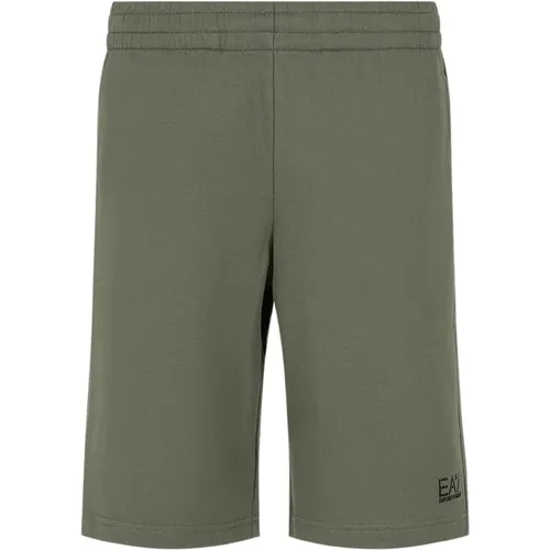 Casual Shorts , Herren, Größe: L - Emporio Armani EA7 - Modalova