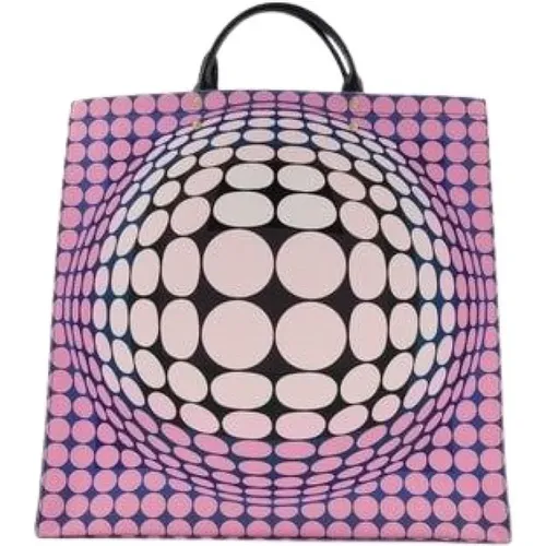 Optische Print Shopper Tasche - Vasarely Kollektion - Paco Rabanne - Modalova