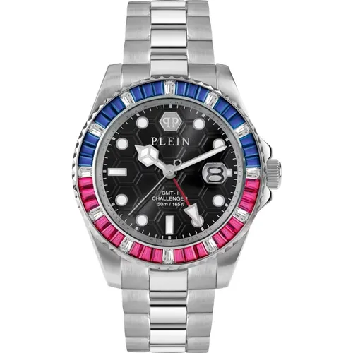 Unisex Uhr Gmt-I Challenger Baguettes , unisex, Größe: ONE Size - Philipp Plein - Modalova