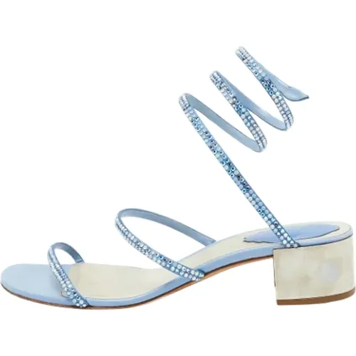 Pre-owned Satin sandals - René Caovilla Pre-owned - Modalova