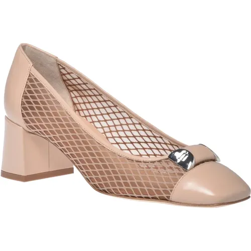 Court shoe in nude mesh , female, Sizes: 2 UK, 6 UK, 3 UK, 7 UK, 5 UK, 4 UK - Baldinini - Modalova