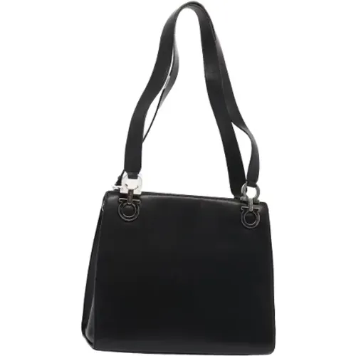 Pre-owned Leather shoulder-bags , female, Sizes: ONE SIZE - Salvatore Ferragamo Pre-owned - Modalova