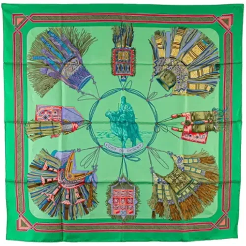 Pre-owned Silk scarves , female, Sizes: ONE SIZE - Hermès Vintage - Modalova