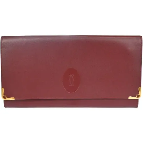Pre-owned Canvas clutches , female, Sizes: ONE SIZE - Cartier Vintage - Modalova