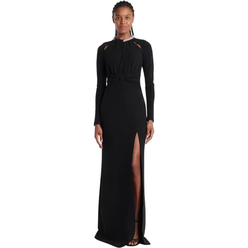 Schwarzes Kleid mit Halskette , Damen, Größe: 2XS - Rebecca Vallance - Modalova