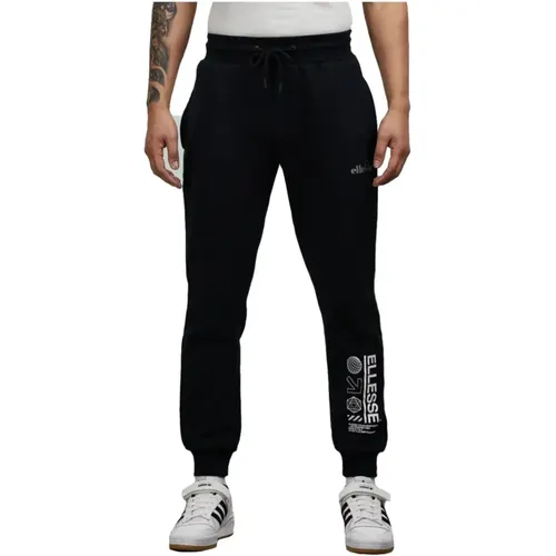 Cotton Jogger with Brand Details , male, Sizes: S, XL - Ellesse - Modalova