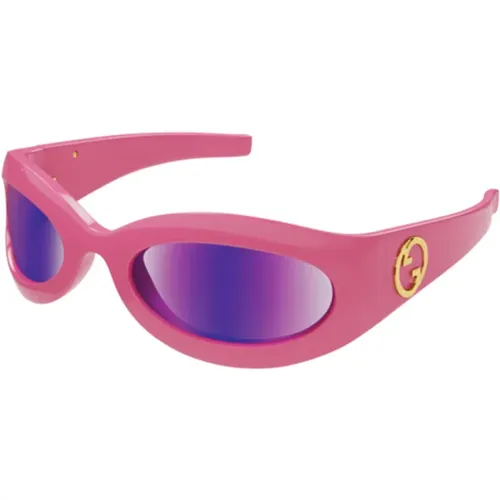 Sunglasses GG1247S,Light /Grey Sunglasses,Schwarze Sonnenbrille mit Zubehör - Gucci - Modalova