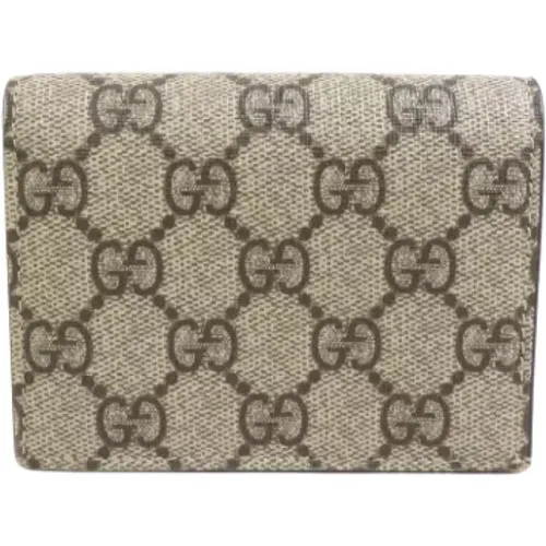 Pre-owned Canvas wallets , female, Sizes: ONE SIZE - Gucci Vintage - Modalova