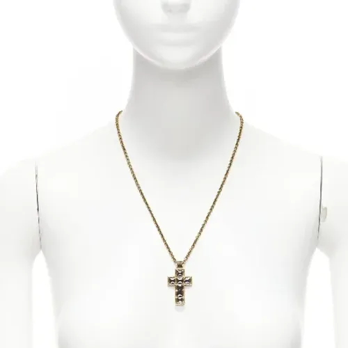 Pre-owned Metal necklaces , female, Sizes: ONE SIZE - Gucci Vintage - Modalova