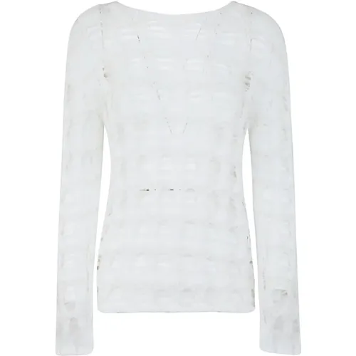 Cozy and Stylish Off- Sweaters , female, Sizes: M - Comme des Garçons - Modalova