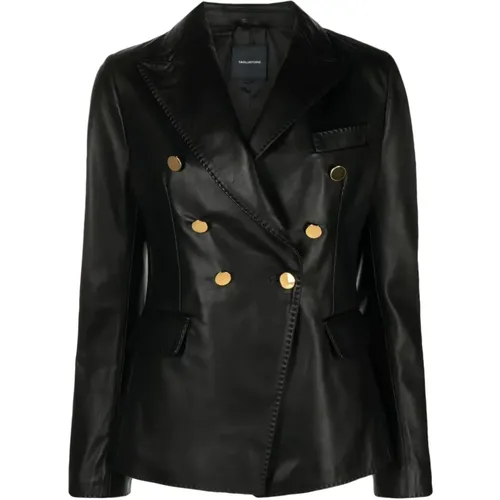 Lambskin Lizzie Blazer , female, Sizes: M - Tagliatore - Modalova