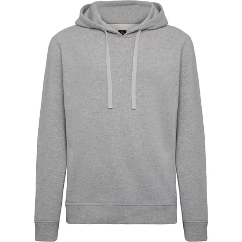 Baumwollgemischter Hoodie-Pullover , Herren, Größe: XL - Boggi Milano - Modalova