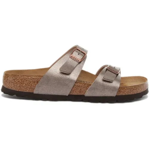 Sydney Sandals in Taupe for Women , male, Sizes: 4 UK, 5 UK, 3 UK, 6 UK - Birkenstock - Modalova