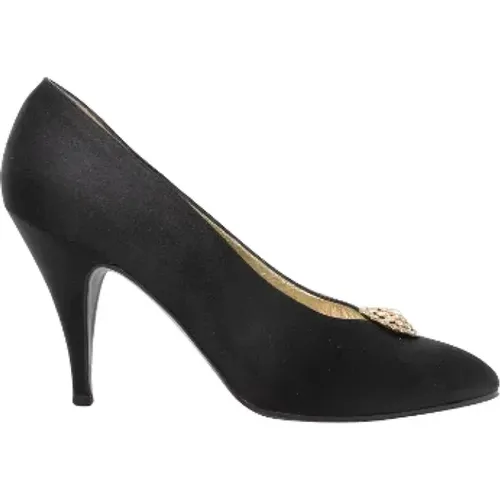 Pre-owned Canvas heels , female, Sizes: 5 UK - Chanel Vintage - Modalova