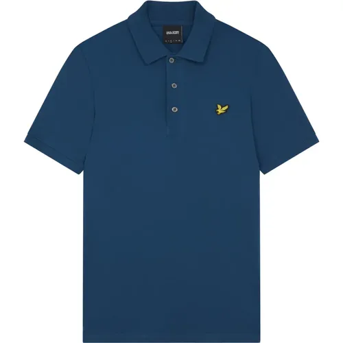 Einfarbige Polo Shirts , Herren, Größe: M - Lyle & Scott - Modalova